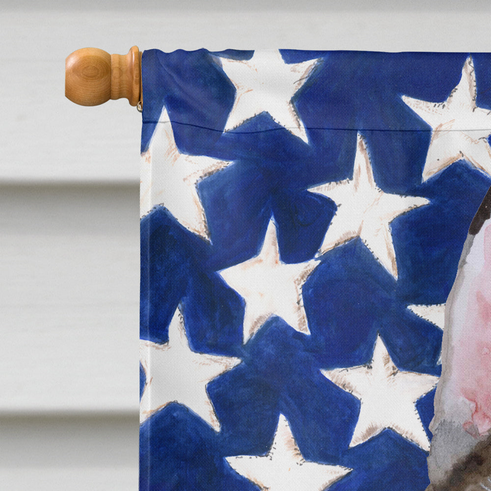 Siberian Husky #2 Patriotic Flag Canvas House Size BB9712CHF  the-store.com.