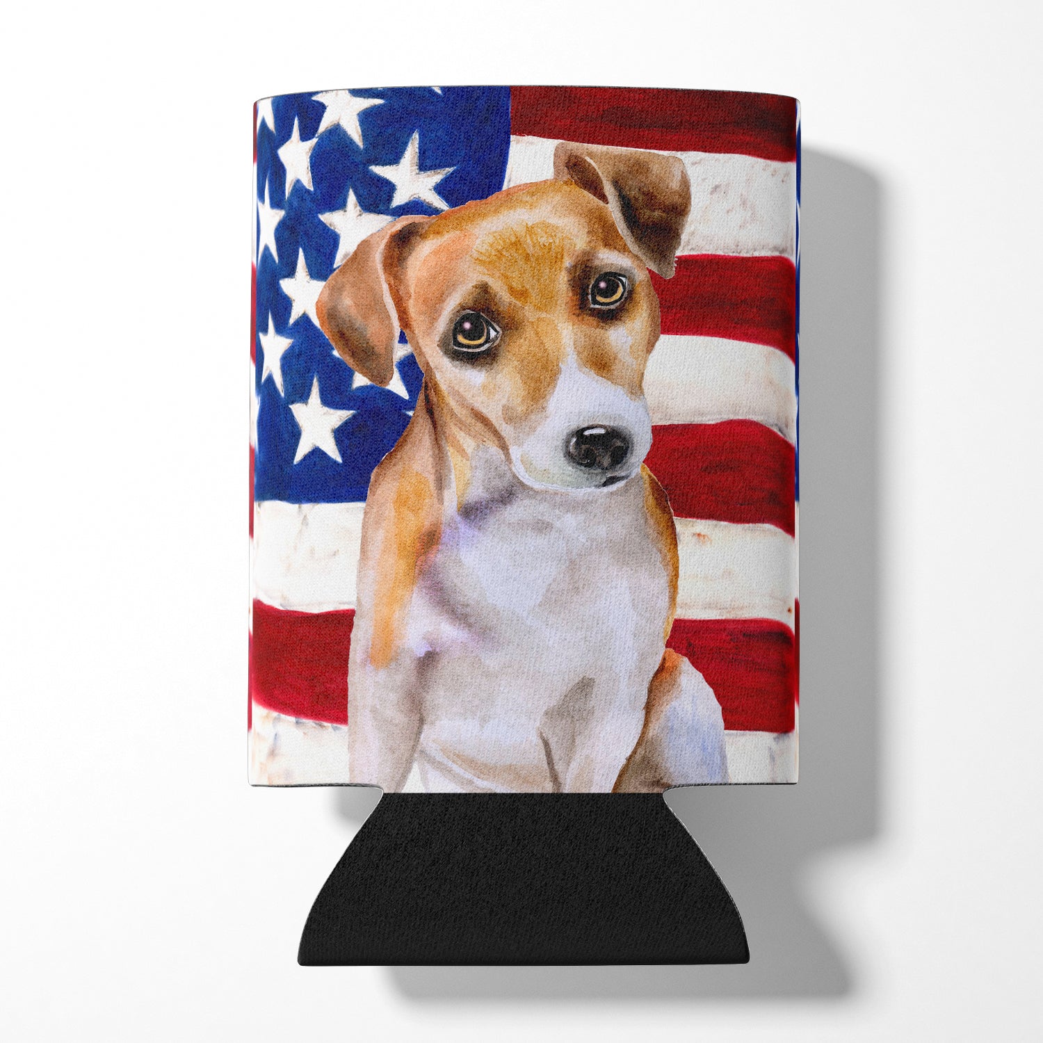 Jack Russell Terrier #2 Patriotic Can or Bottle Hugger BB9713CC  the-store.com.