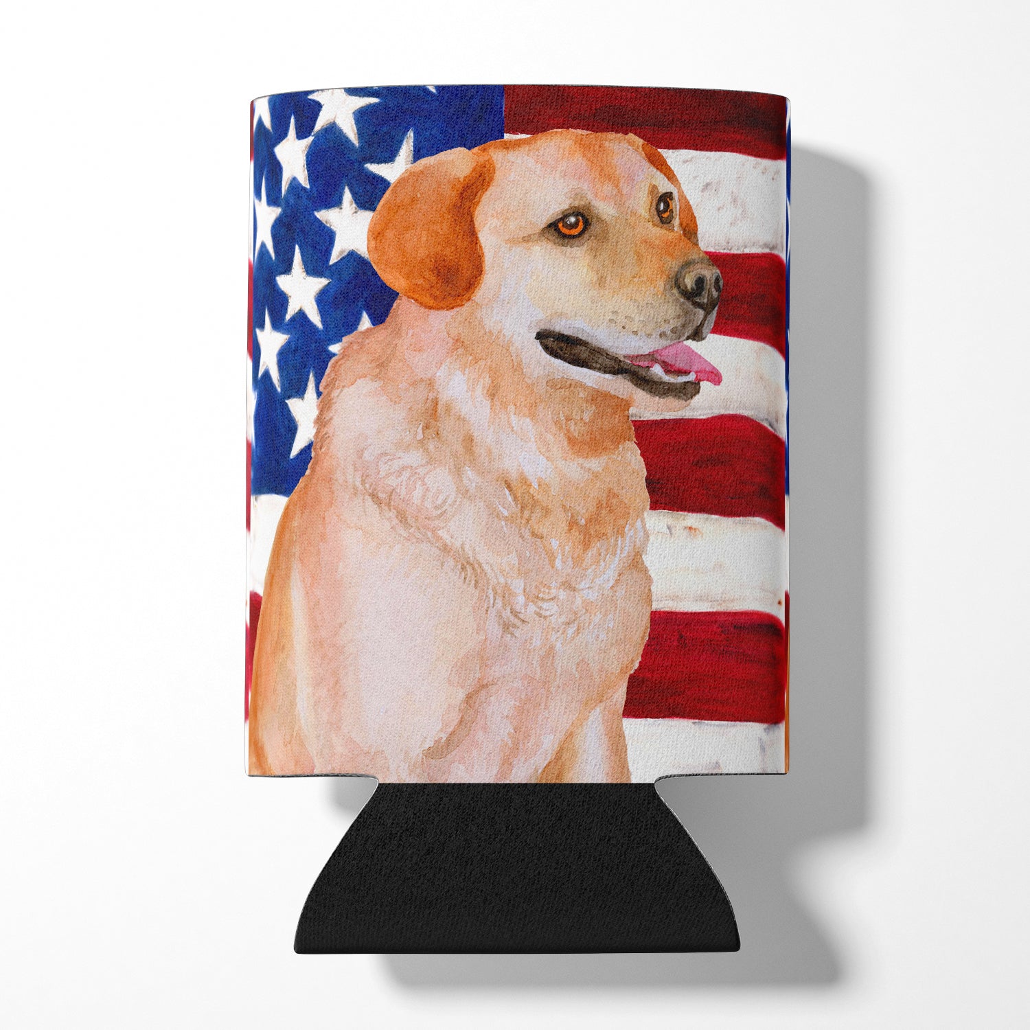 Labrador Retriever Patriotic Can or Bottle Hugger BB9714CC  the-store.com.