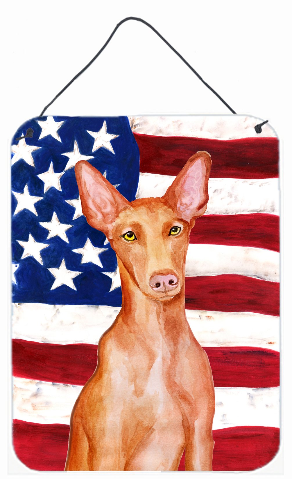 Pharaoh Hound Patriotic Wall or Door Hanging Prints BB9715DS1216 by Caroline's Treasures