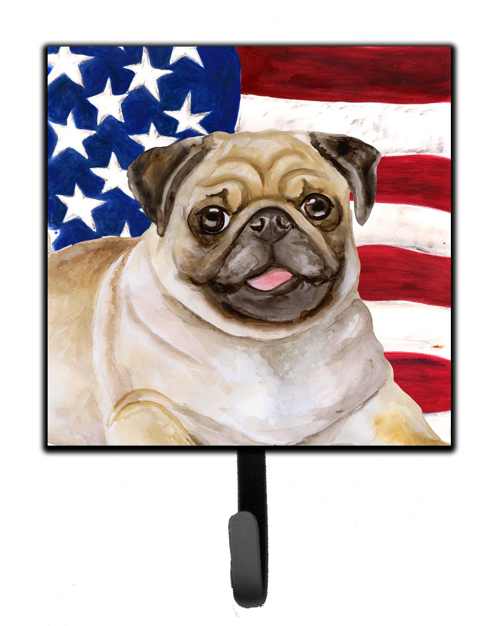 Fawn Pug Patriotic Leash or Key Holder BB9718SH4 by Caroline's Treasures