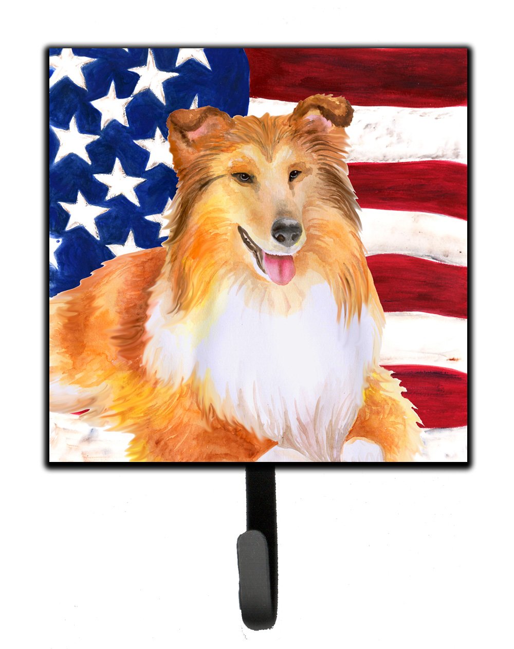 Sheltie Patriotic Leash or Key Holder BB9720SH4 by Caroline&#39;s Treasures