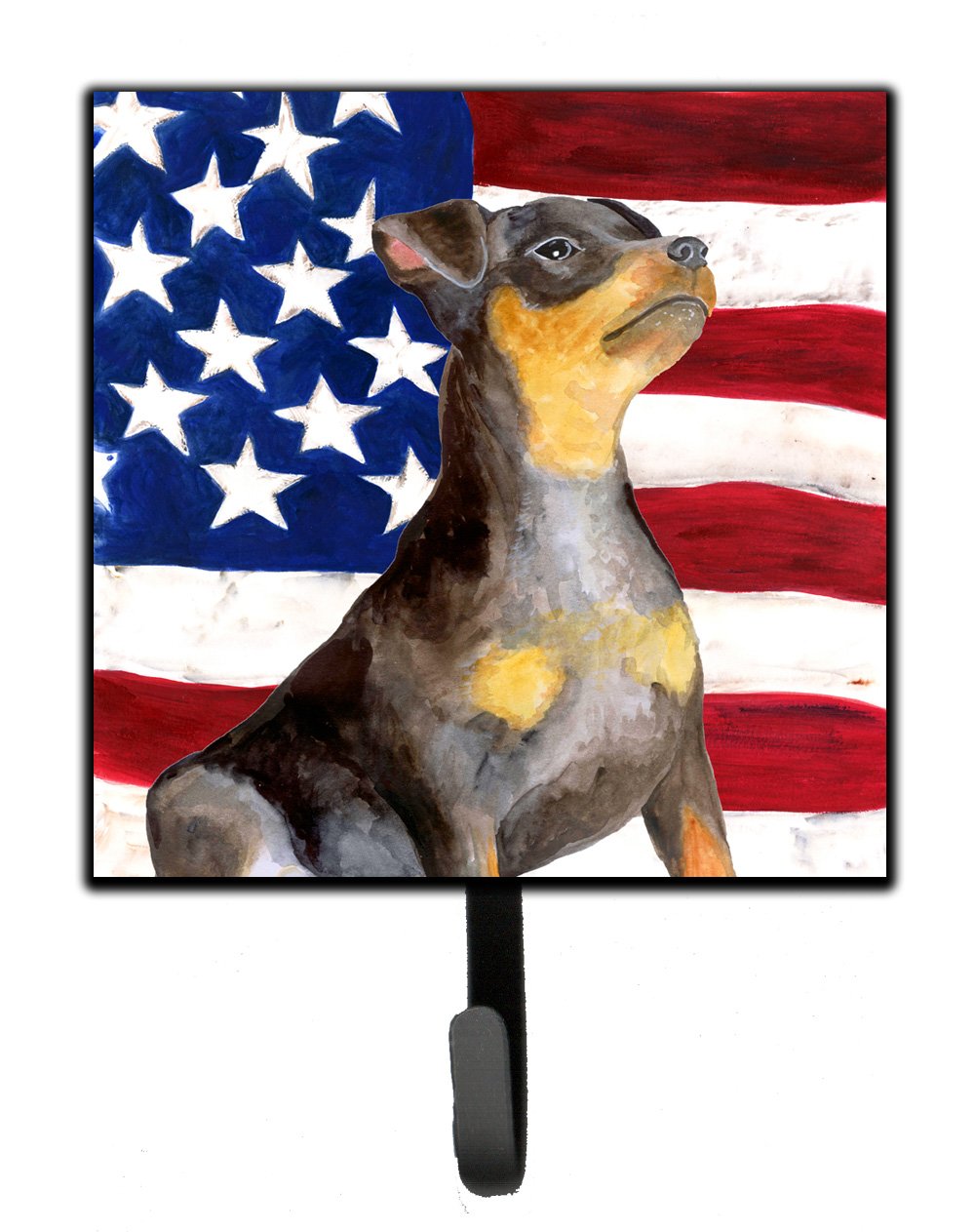 Miniature Pinscher #2 Patriotic Leash or Key Holder BB9724SH4 by Caroline's Treasures