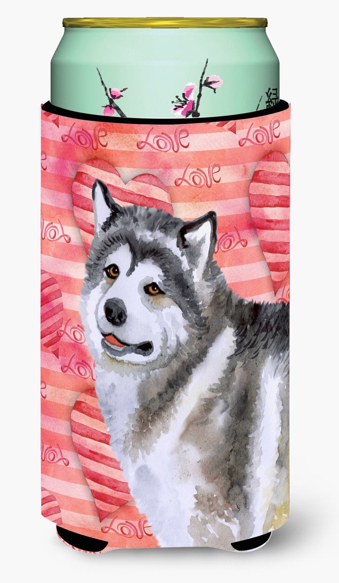 Alaskan Malamute Love Tall Boy Beverage Insulator Hugger BB9725TBC by Caroline's Treasures