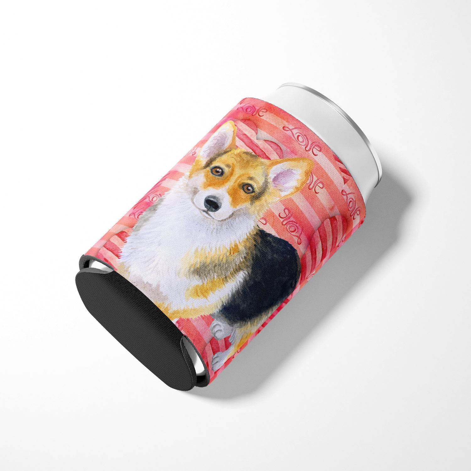 Pembroke Corgi Love Can or Bottle Hugger BB9729CC  the-store.com.