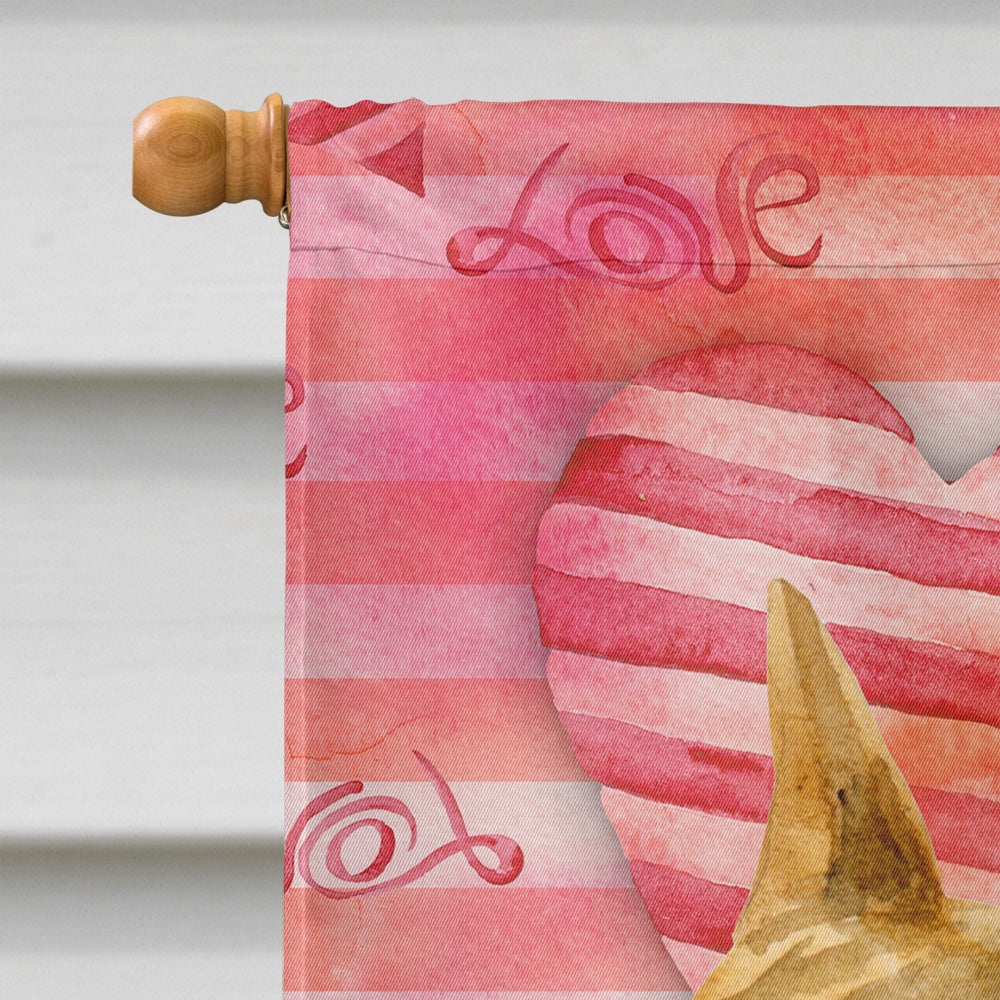 American Staffordshire Love Flag Canvas House Size BB9731CHF  the-store.com.