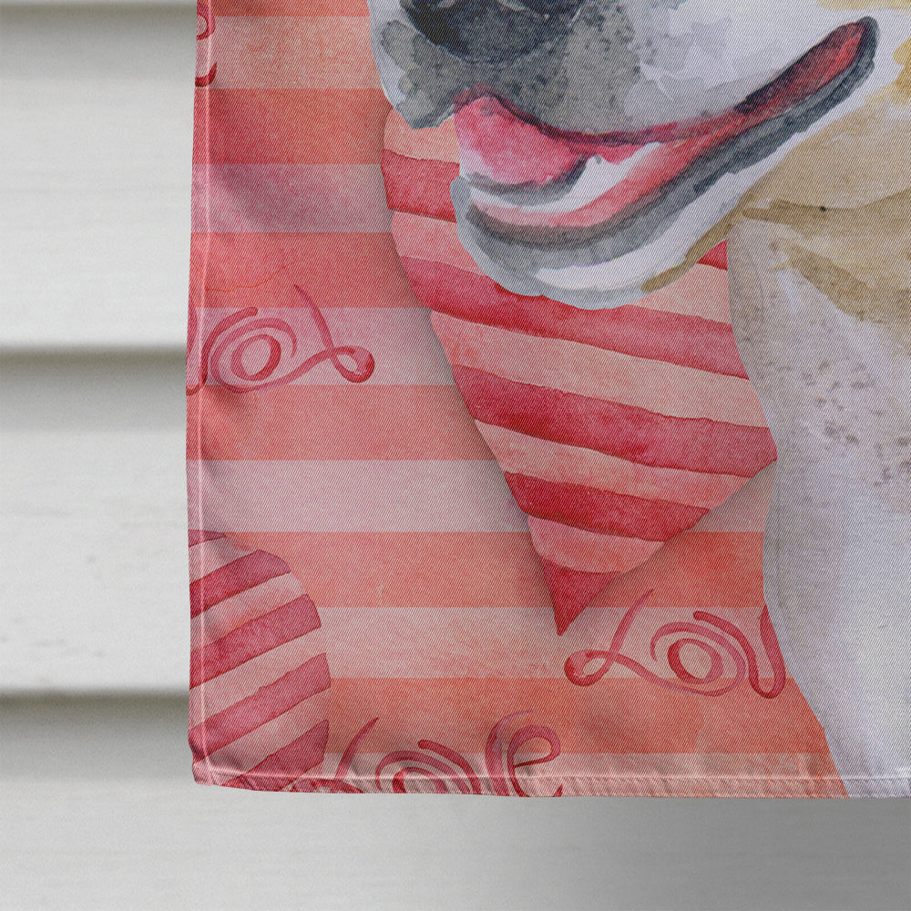 American Staffordshire Love Flag Canvas House Size BB9731CHF  the-store.com.