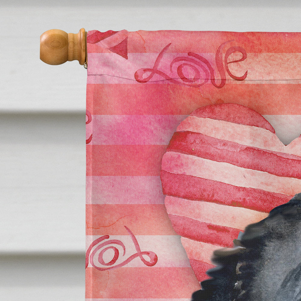 Bernese Mountain Dog Love Flag Canvas House Size BB9732CHF  the-store.com.