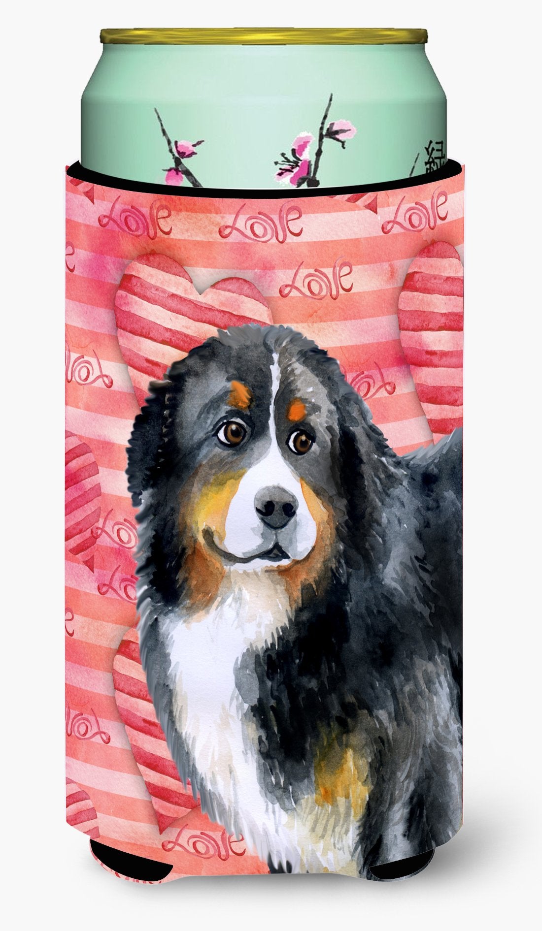 Bernese Mountain Dog Love Tall Boy Beverage Insulator Hugger BB9732TBC by Caroline's Treasures