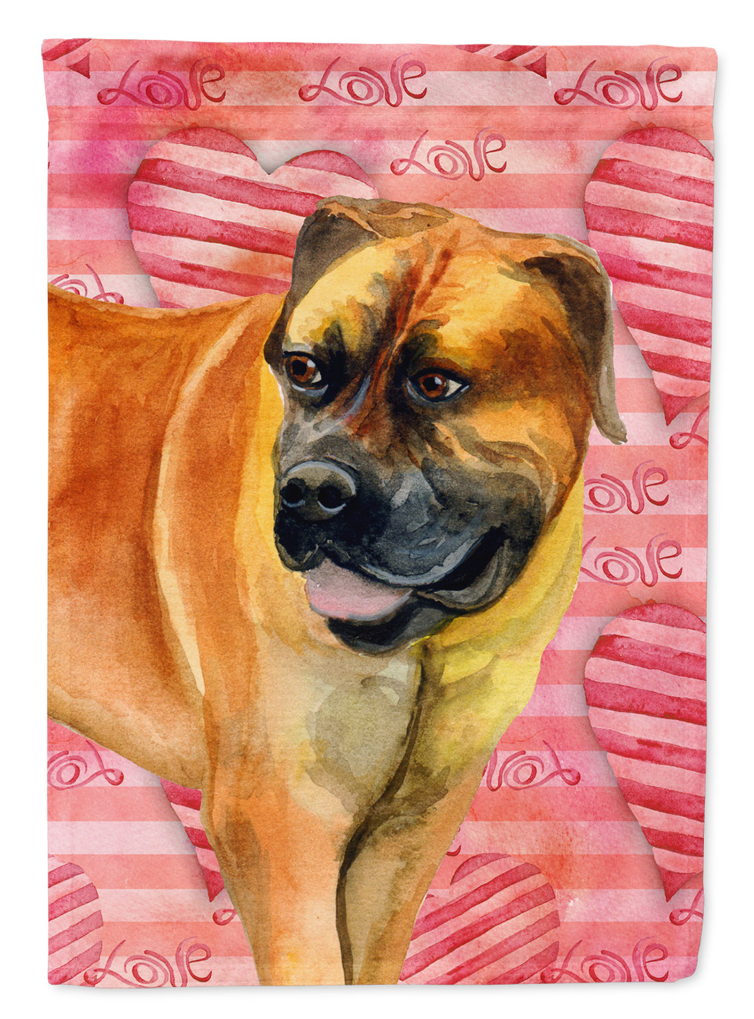 Boerboel Mastiff Love Flag Canvas House Size BB9733CHF  the-store.com.