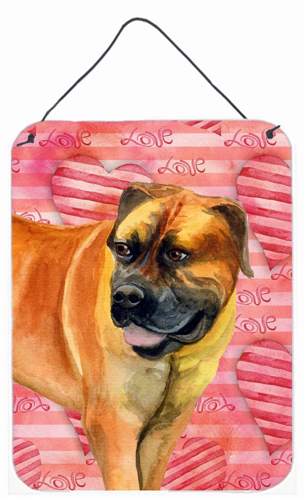 Boerboel Mastiff Love Wall or Door Hanging Prints BB9733DS1216 by Caroline's Treasures