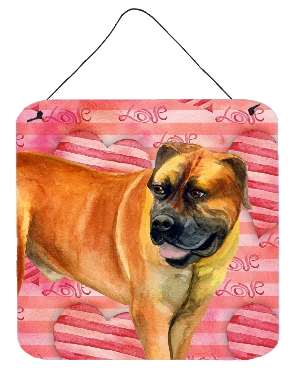 Boerboel Mastiff Love Wall or Door Hanging Prints BB9733DS66 by Caroline&#39;s Treasures