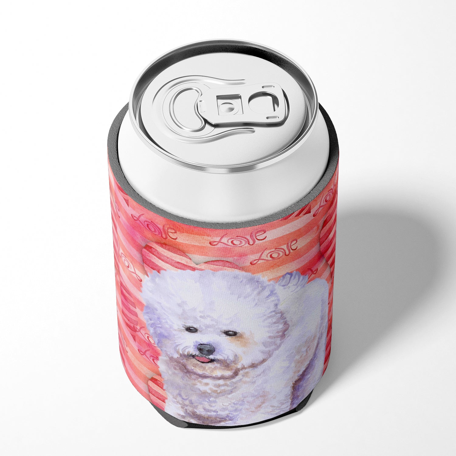 Bichon Frise Love Can or Bottle Hugger BB9735CC  the-store.com.