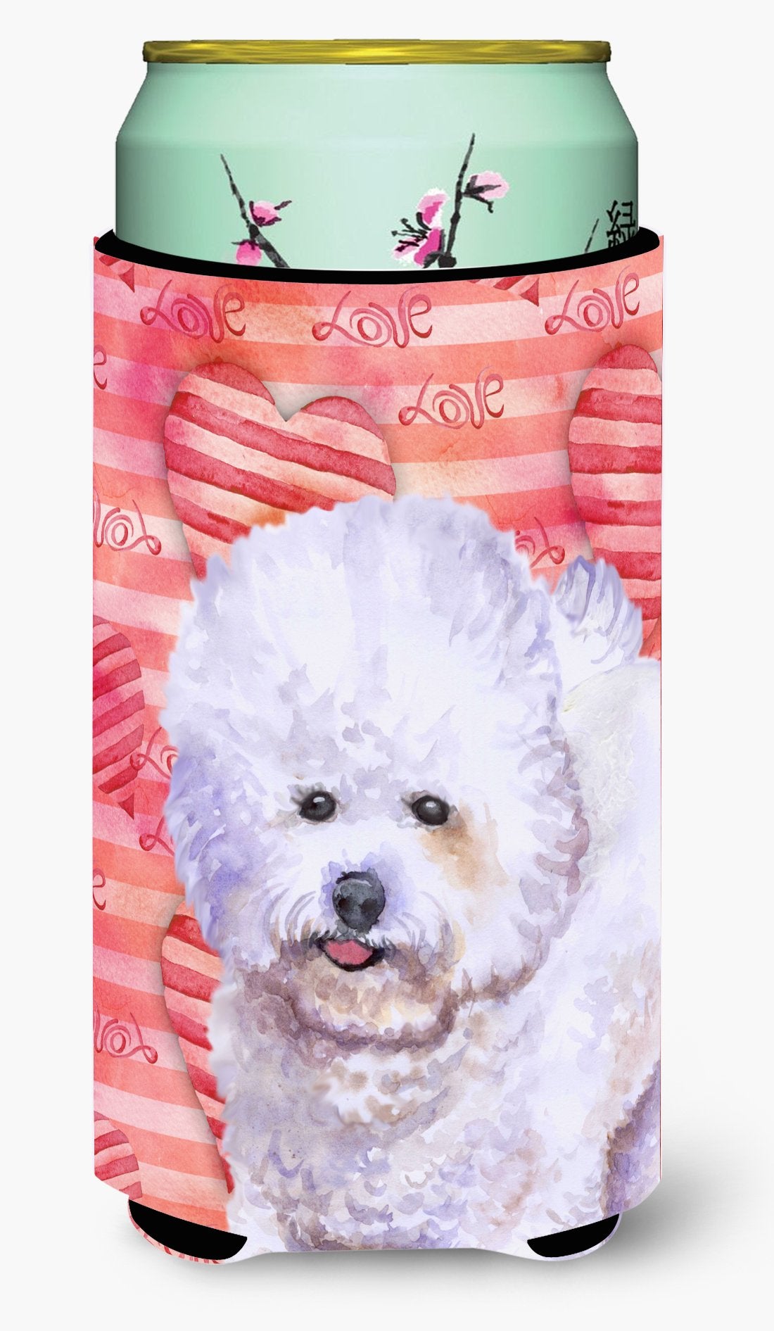 Bichon Frise Love Tall Boy Beverage Insulator Hugger BB9735TBC by Caroline's Treasures