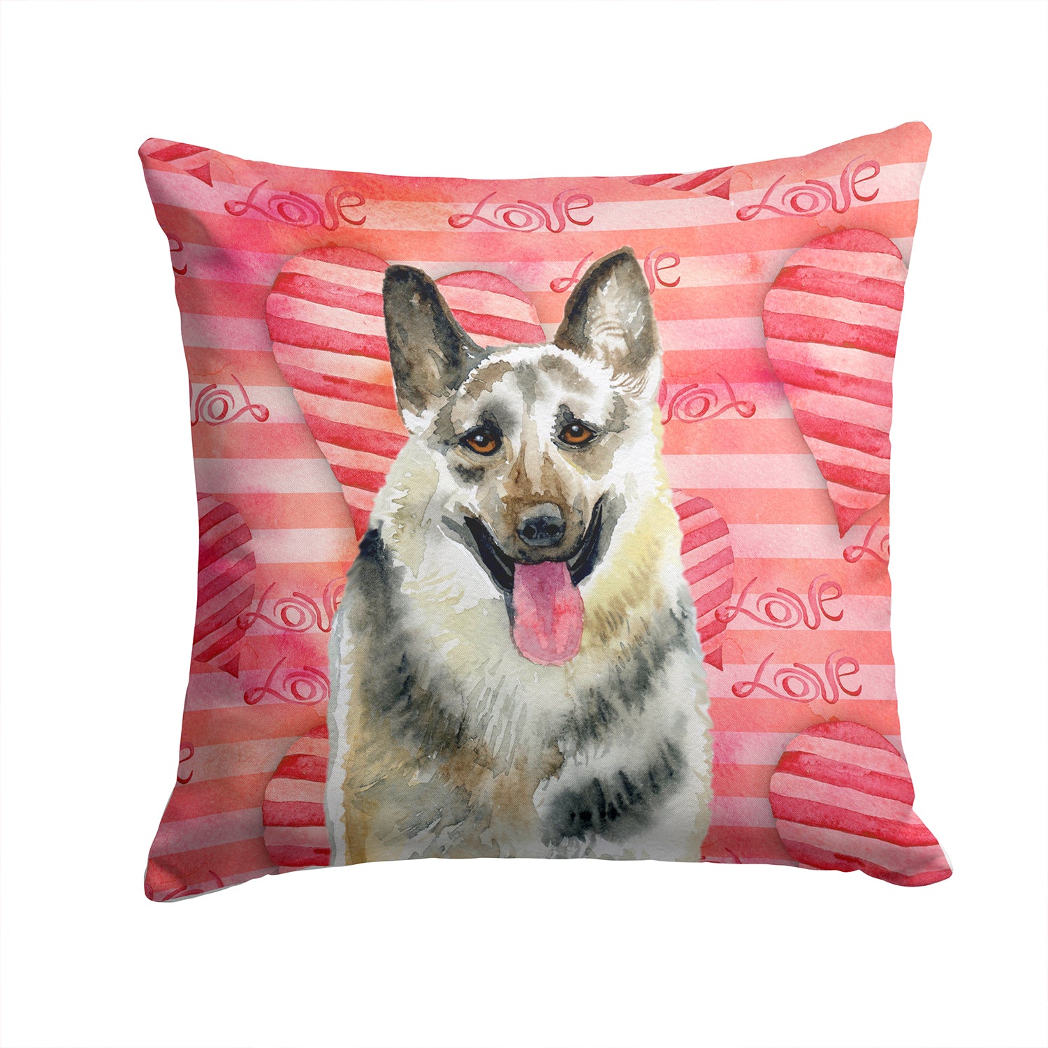 East-European Shepherd Love Fabric Decorative Pillow BB9736PW1414 - the-store.com