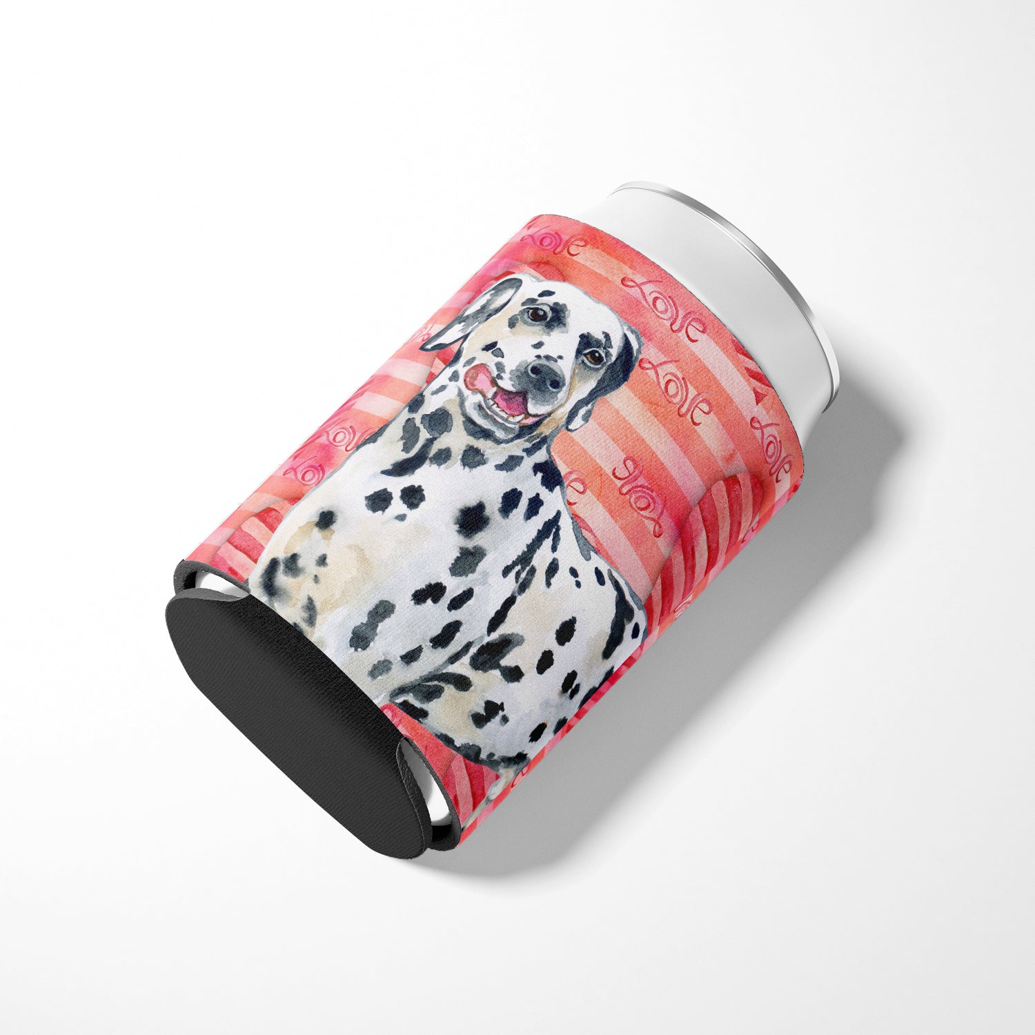 Dalmatian Love Can or Bottle Hugger BB9740CC  the-store.com.