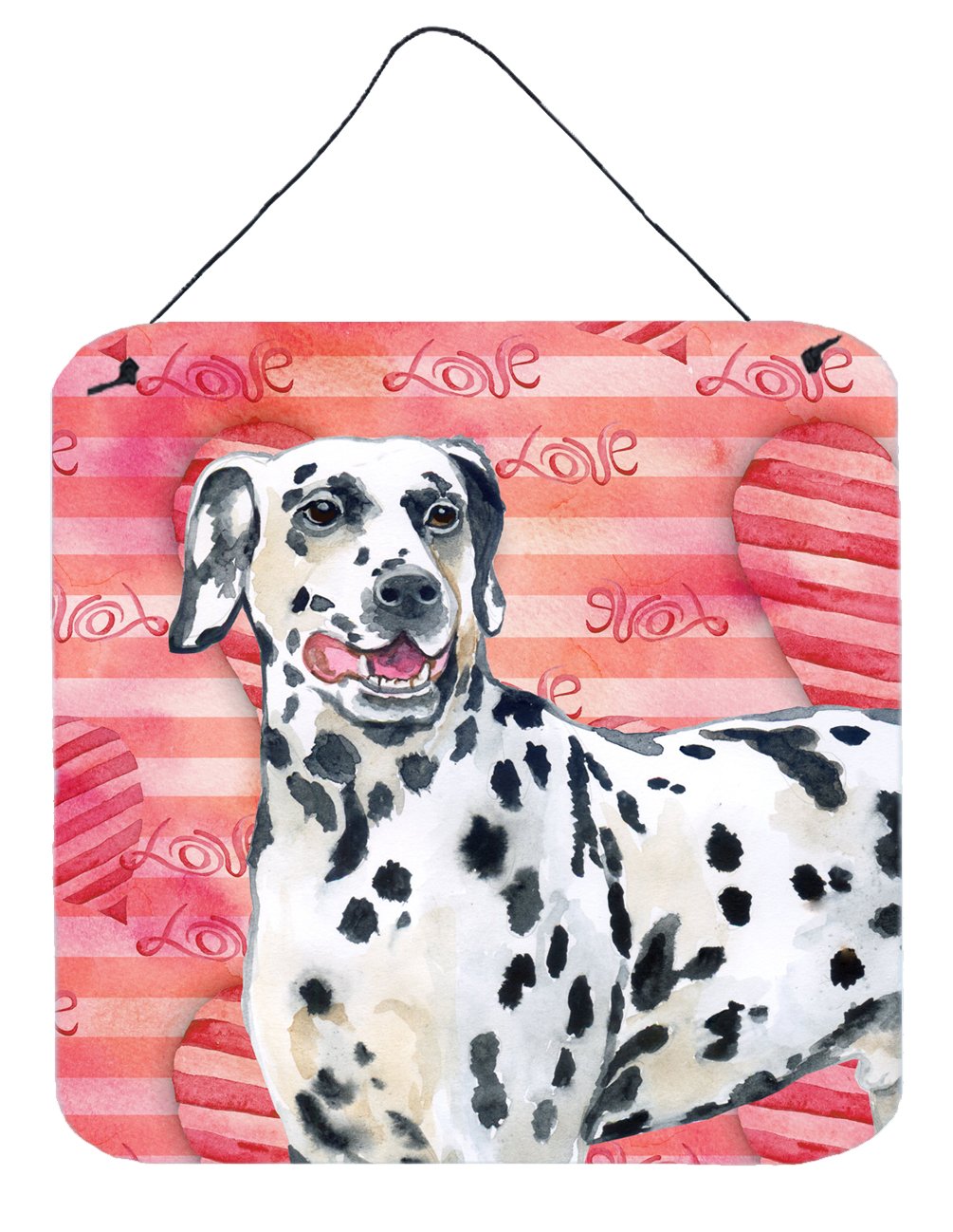 Dalmatian Love Wall or Door Hanging Prints BB9740DS66 by Caroline's Treasures