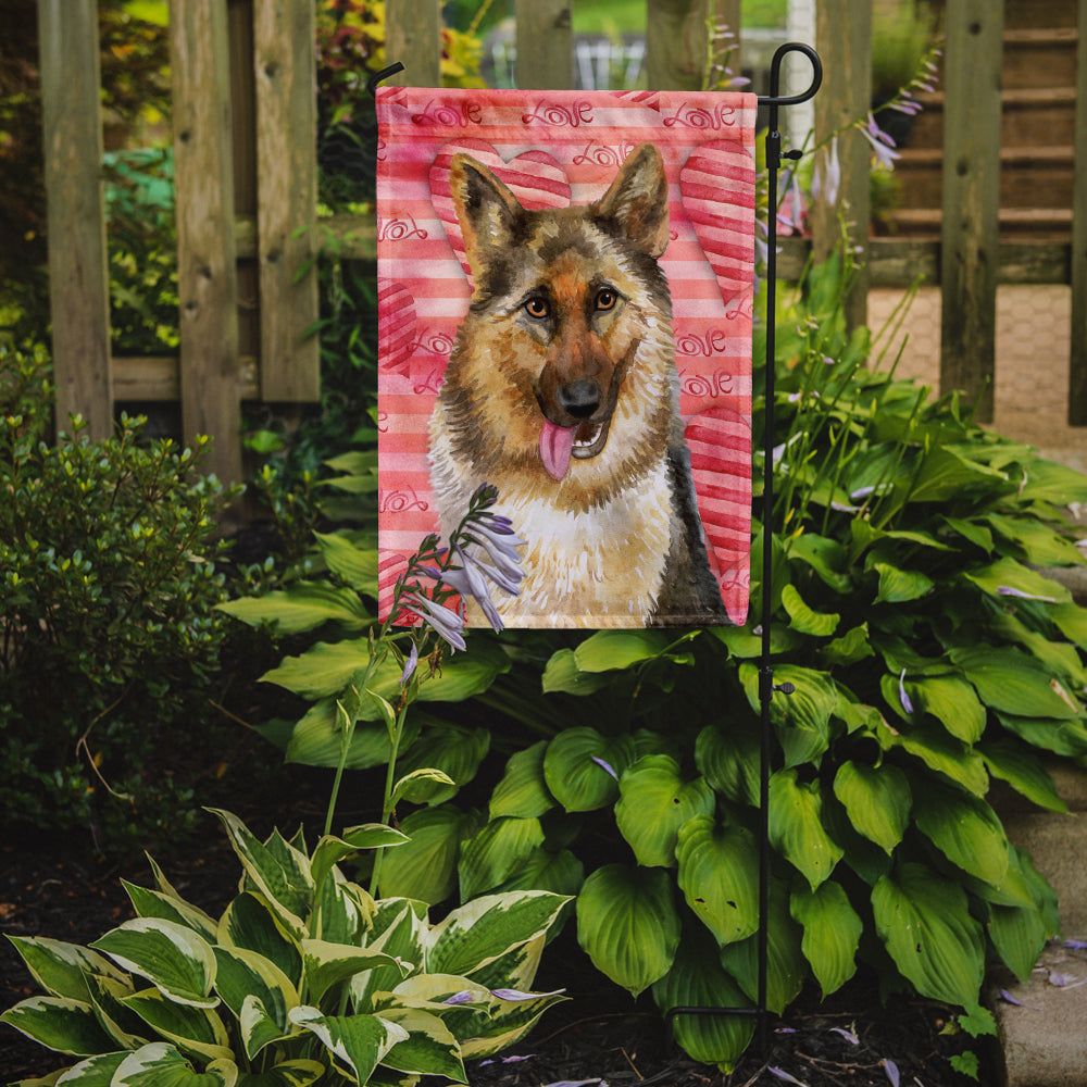 German Shepherd Love Flag Garden Size BB9741GF  the-store.com.