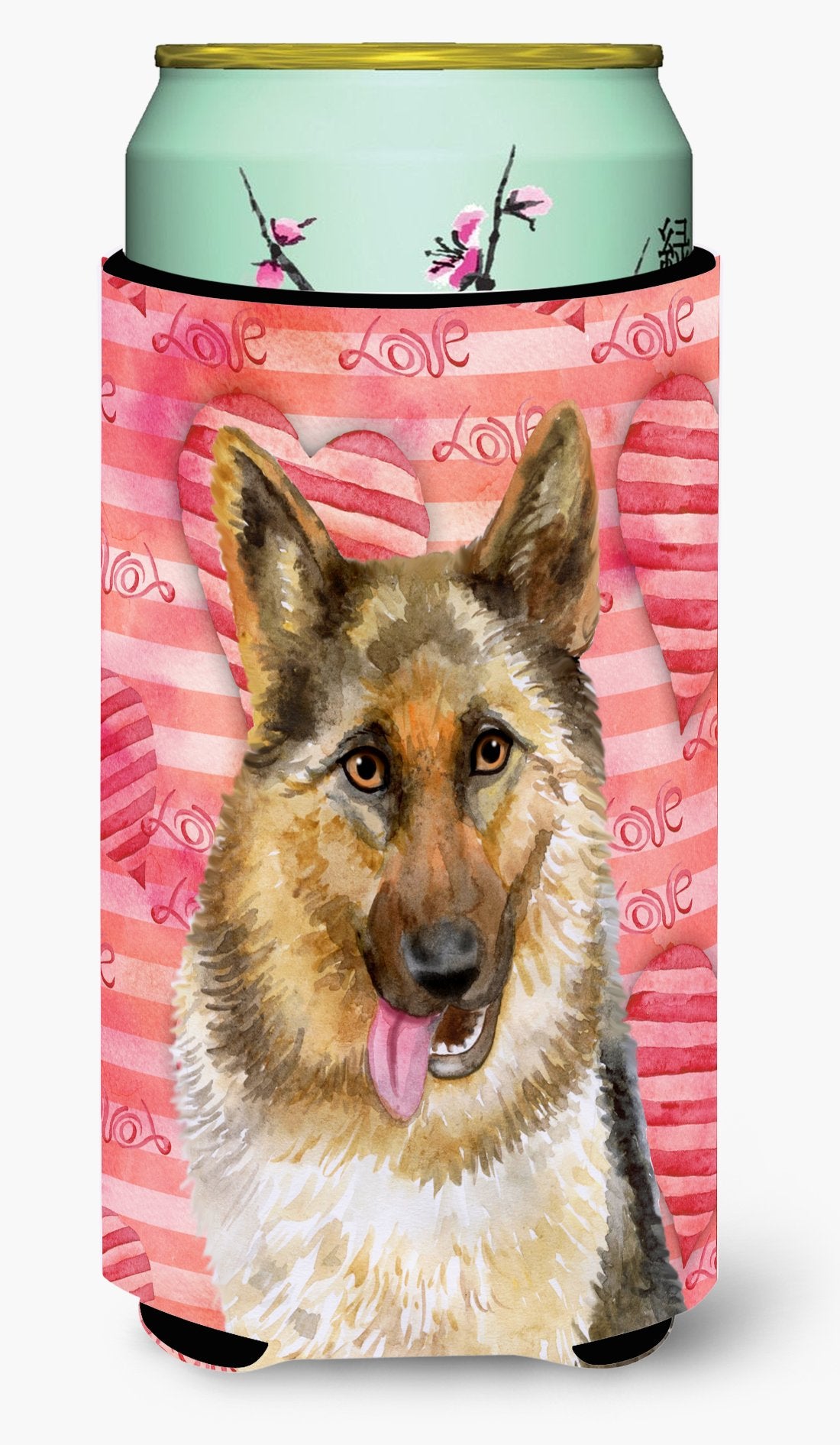 German Shepherd Love Tall Boy Beverage Insulator Hugger BB9741TBC by Caroline's Treasures