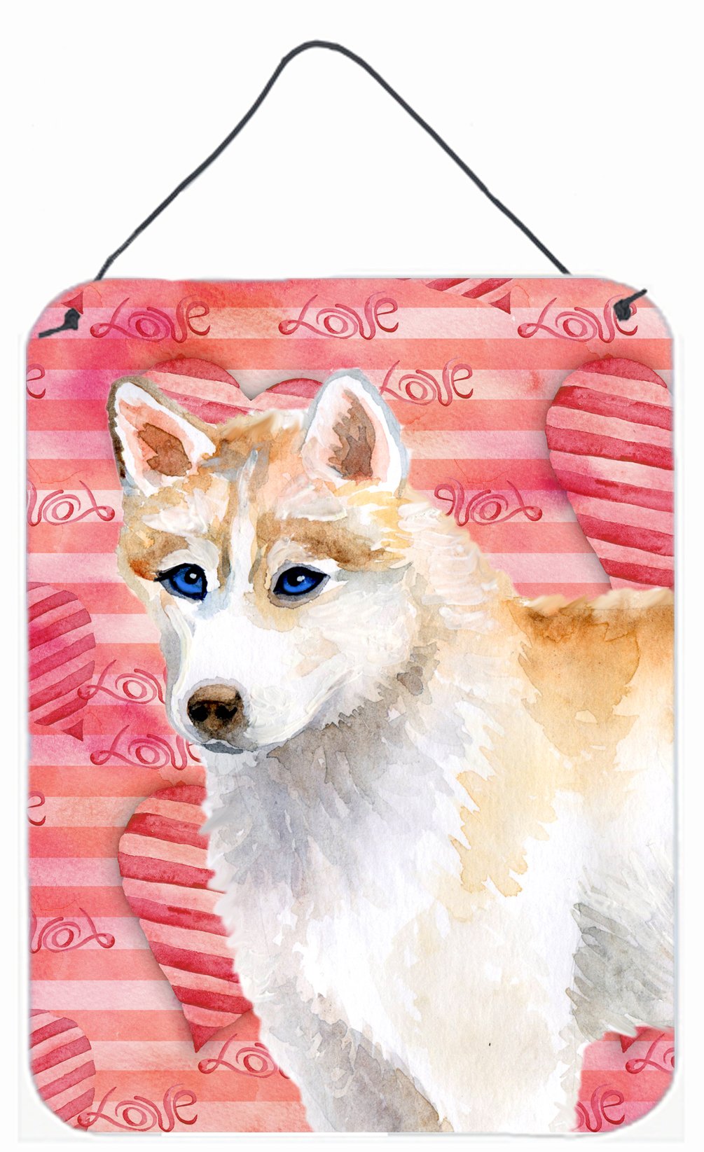 Siberian Husky Love Wall or Door Hanging Prints BB9742DS1216 by Caroline&#39;s Treasures