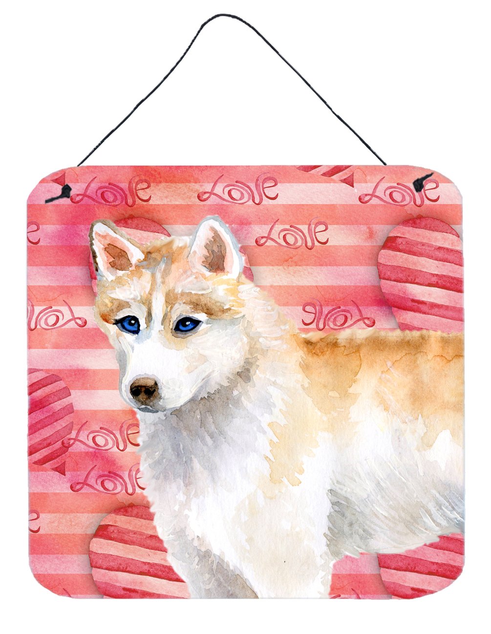 Siberian Husky Love Wall or Door Hanging Prints BB9742DS66 by Caroline's Treasures