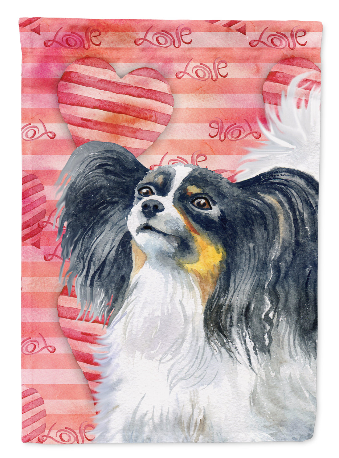 Papillon Love Flag Garden Size BB9744GF  the-store.com.