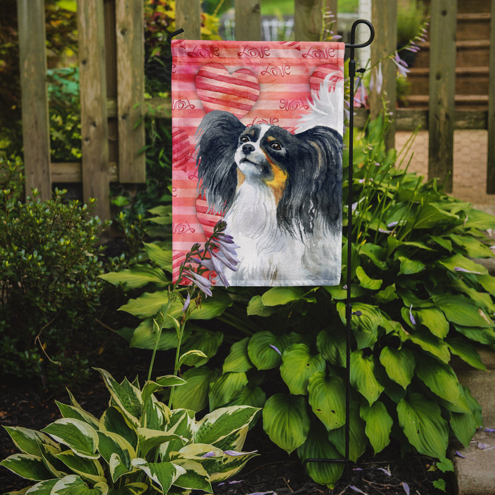 Papillon Love Flag Garden Size BB9744GF  the-store.com.