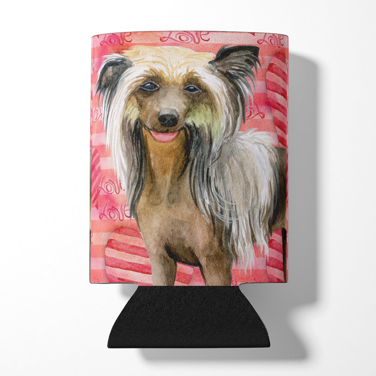 Chinese Crested Love Can or Bottle Hugger BB9746CC  the-store.com.