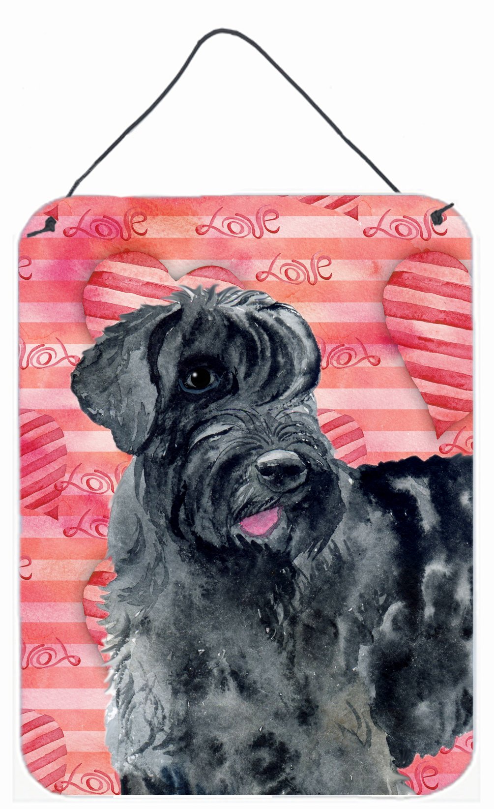 Giant Schnauzer Love Wall or Door Hanging Prints BB9747DS1216 by Caroline's Treasures