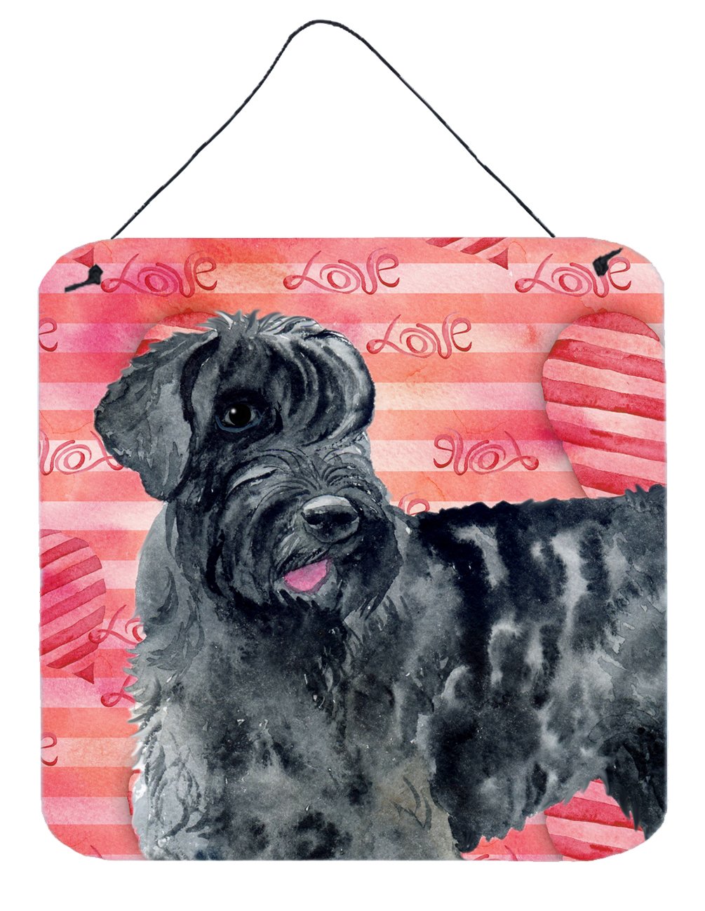 Giant Schnauzer Love Wall or Door Hanging Prints BB9747DS66 by Caroline's Treasures