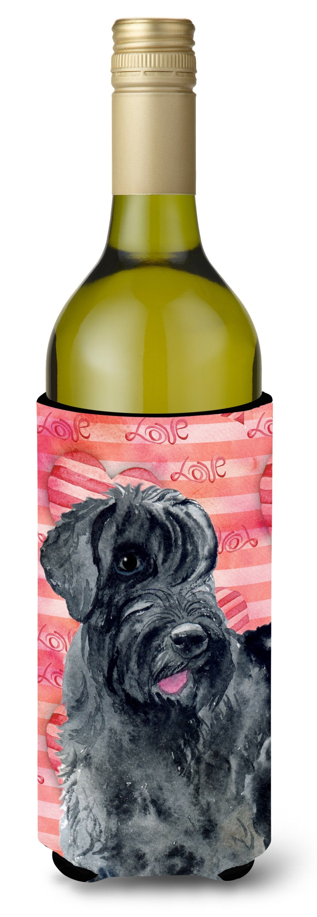 Giant Schnauzer Love Wine Bottle Beverge Insulator Hugger BB9747LITERK by Caroline's Treasures