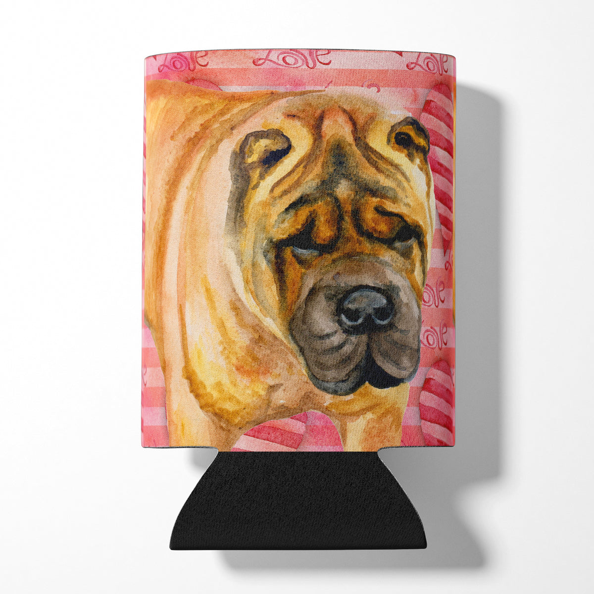 Shar Pei Love Can or Bottle Hugger BB9748CC  the-store.com.