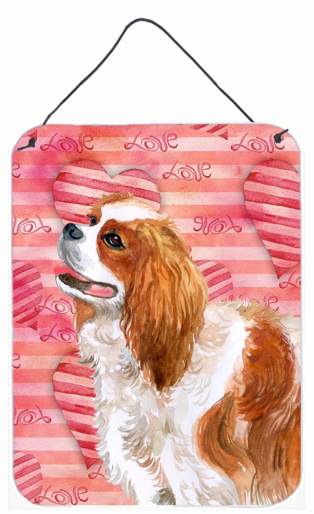 Cavalier Spaniel Love Wall or Door Hanging Prints BB9750DS1216 by Caroline&#39;s Treasures