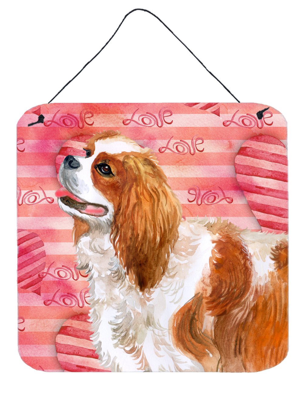 Cavalier Spaniel Love Wall or Door Hanging Prints BB9750DS66 by Caroline&#39;s Treasures