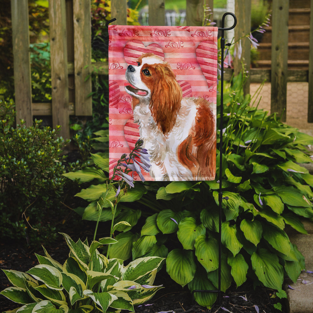 Cavalier Spaniel Love Flag Garden Size BB9750GF  the-store.com.