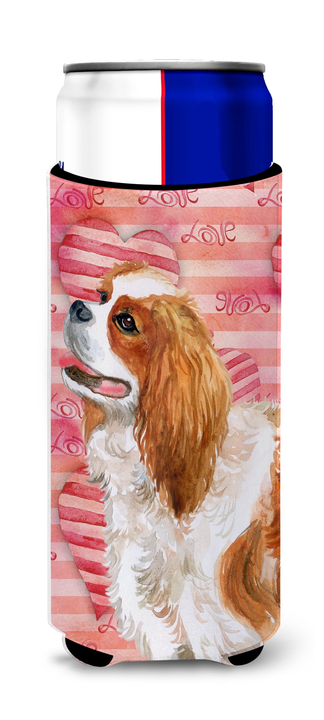 Cavalier Spaniel Love  Ultra Hugger for slim cans BB9750MUK  the-store.com.