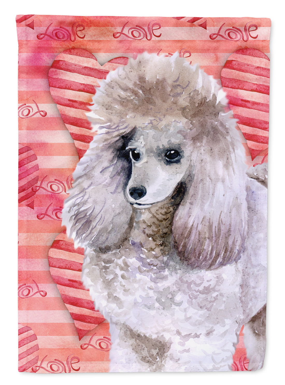 Poodle Love Flag Garden Size BB9752GF  the-store.com.