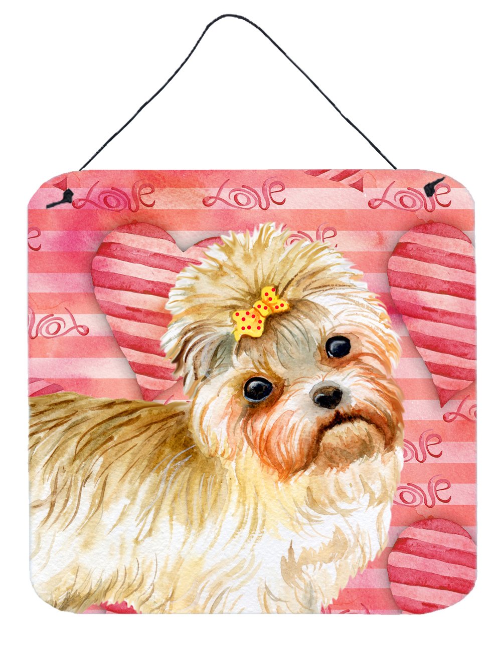 Morkie Love Wall or Door Hanging Prints BB9755DS66 by Caroline's Treasures