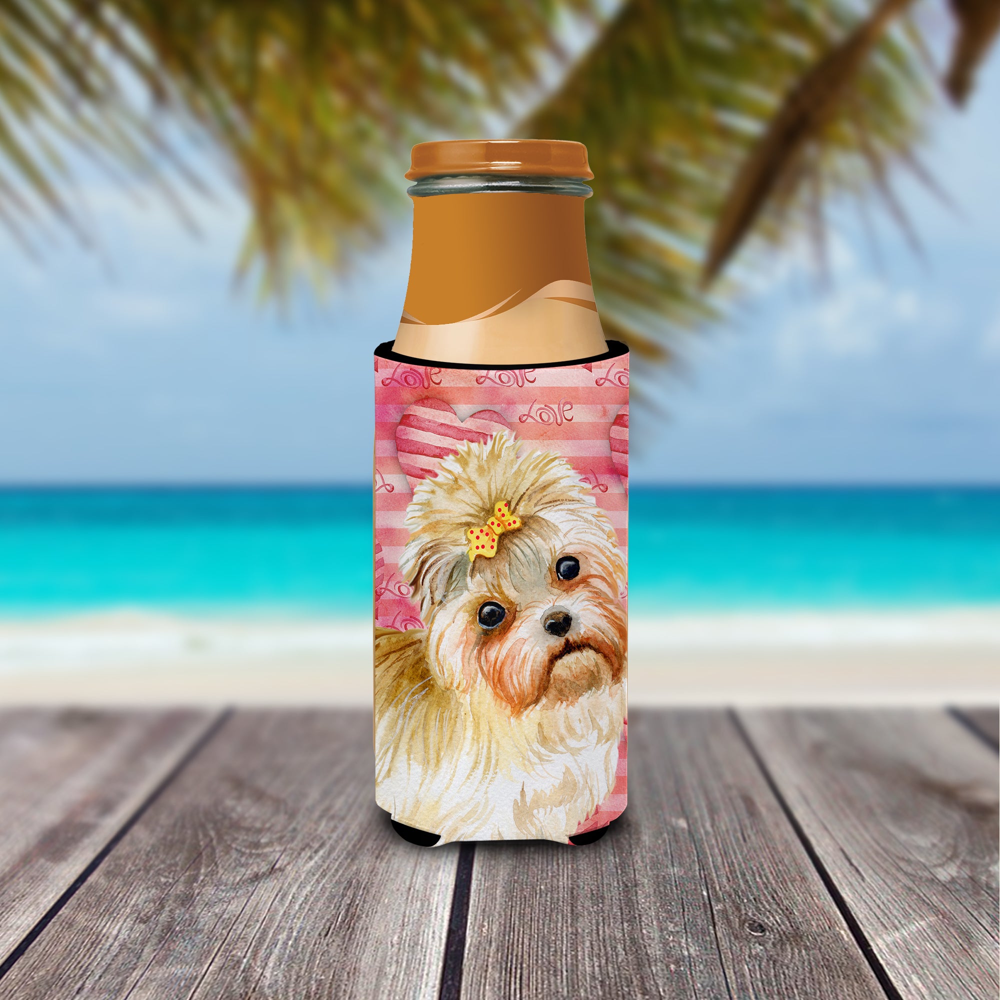 Morkie Love  Ultra Hugger for slim cans BB9755MUK  the-store.com.