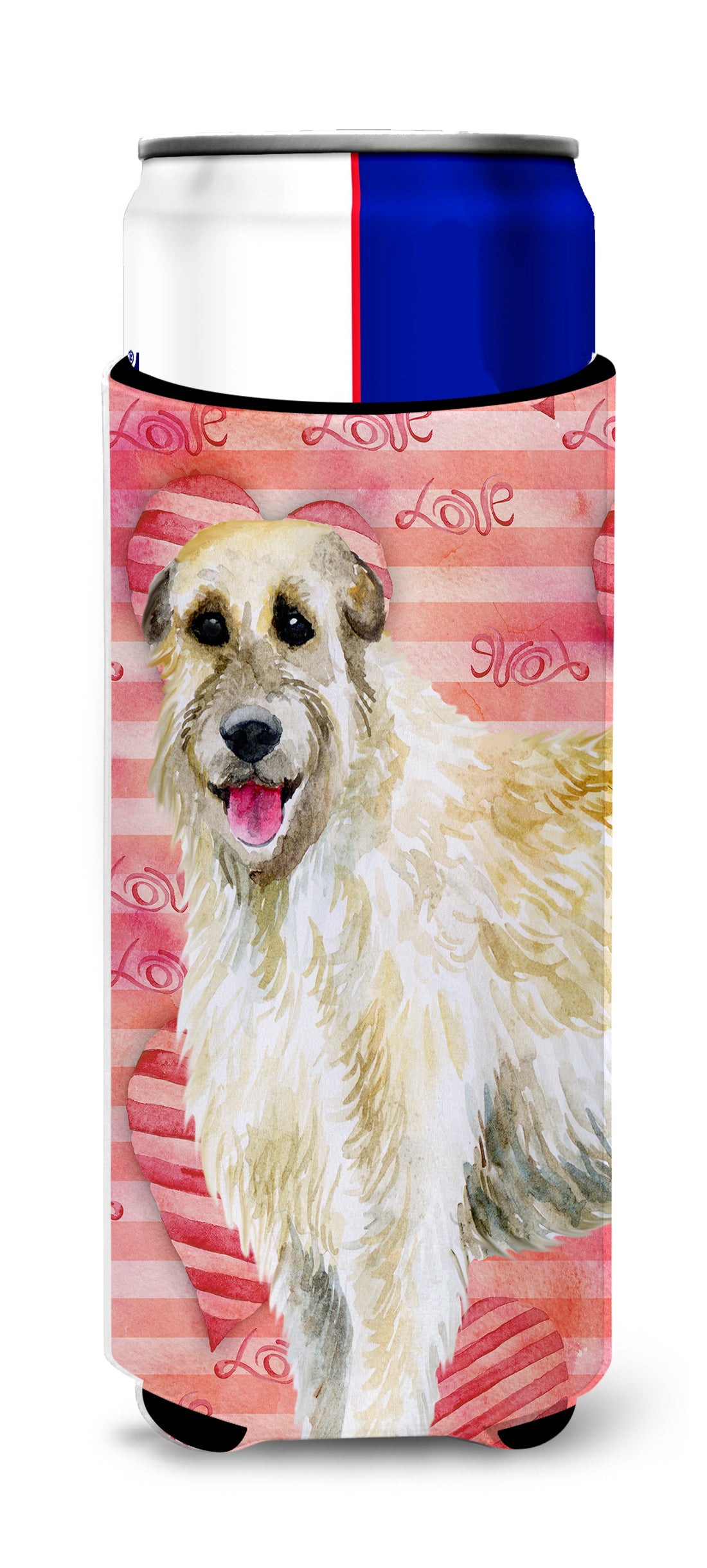 Irish Wolfhound Love  Ultra Hugger for slim cans BB9757MUK  the-store.com.