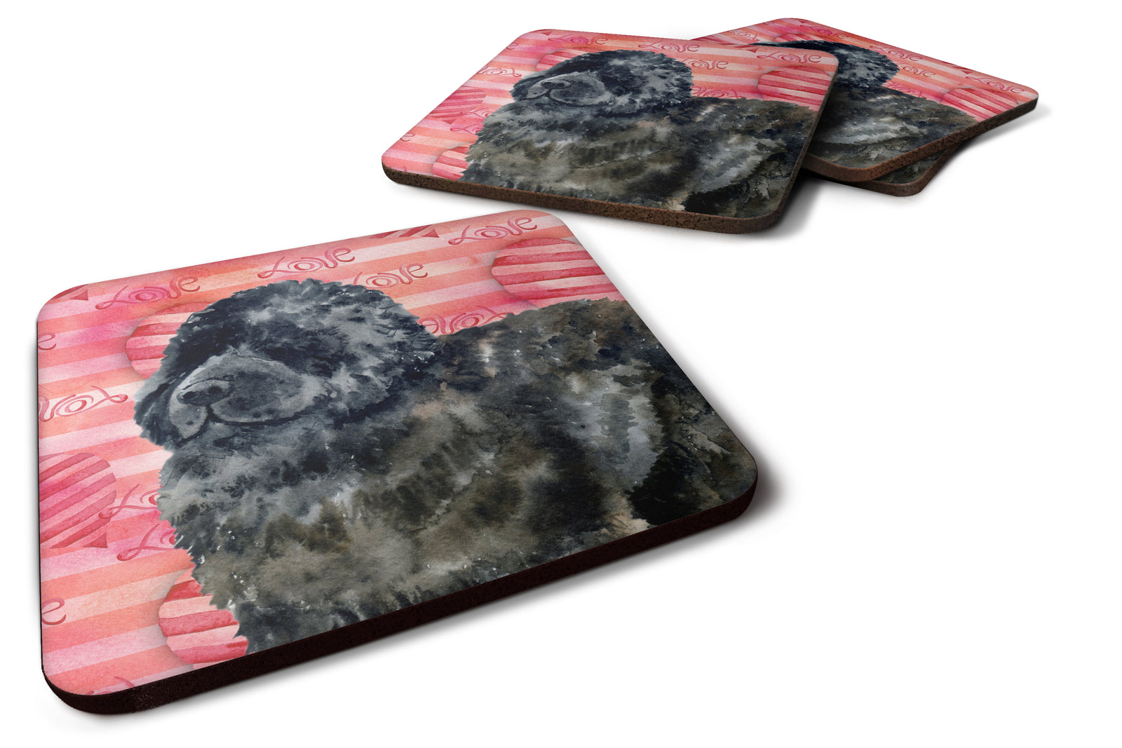 Newfoundland Love Foam Coaster Set of 4 BB9758FC - the-store.com