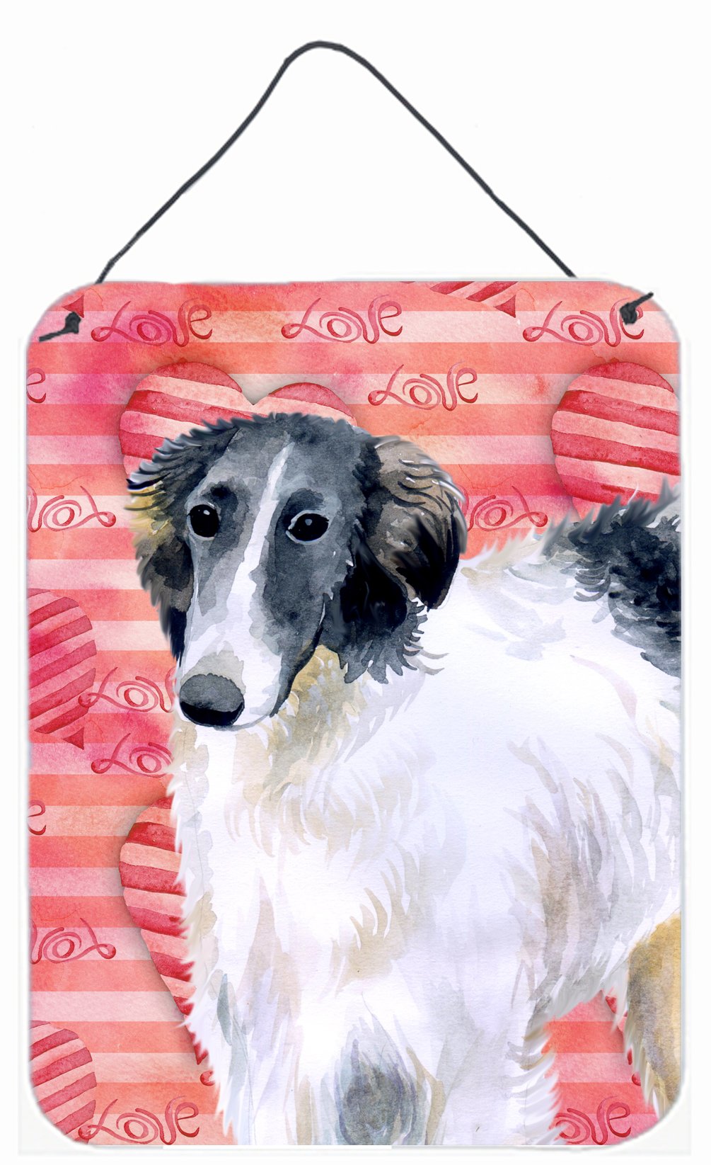 Borzoi Love Wall or Door Hanging Prints BB9759DS1216 by Caroline's Treasures