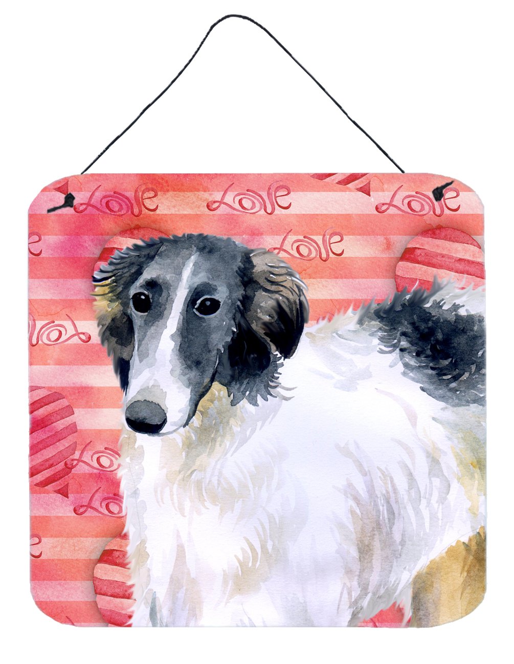 Borzoi Love Wall or Door Hanging Prints BB9759DS66 by Caroline&#39;s Treasures