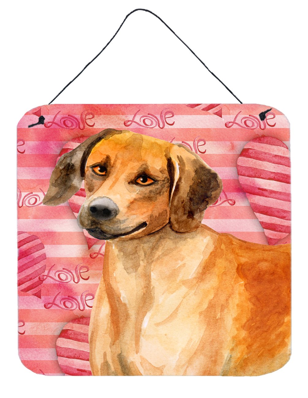 Rhodesian Ridgeback Love Wall or Door Hanging Prints BB9763DS66 by Caroline's Treasures