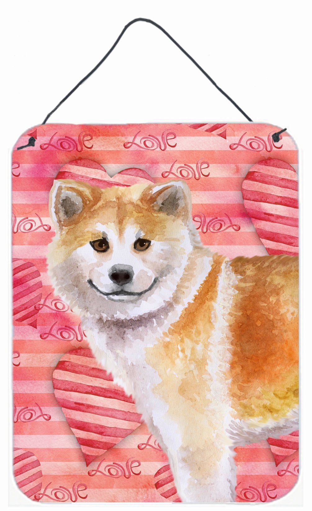 Shiba Inu Love Wall or Door Hanging Prints BB9765DS1216 by Caroline's Treasures