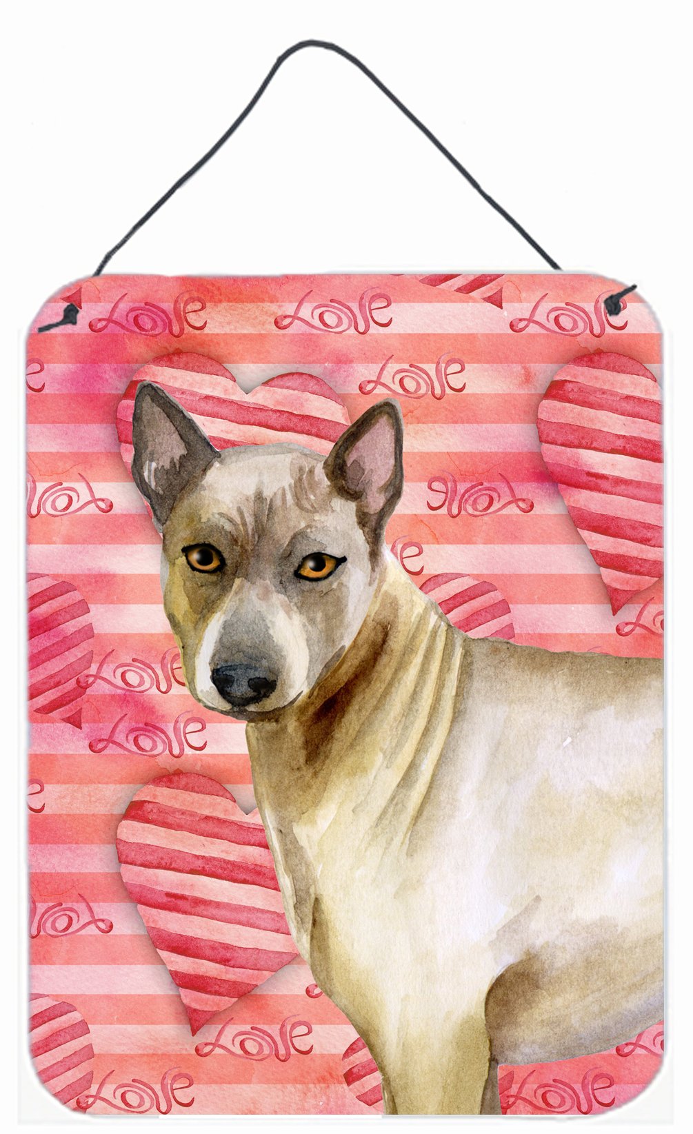 Thai Ridgeback Love Wall or Door Hanging Prints BB9767DS1216 by Caroline&#39;s Treasures