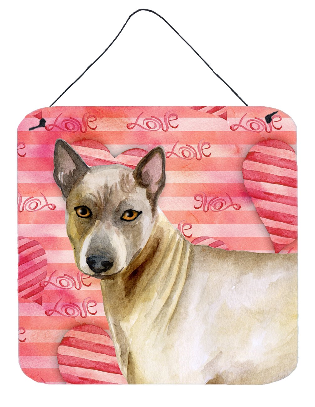 Thai Ridgeback Love Wall or Door Hanging Prints BB9767DS66 by Caroline's Treasures