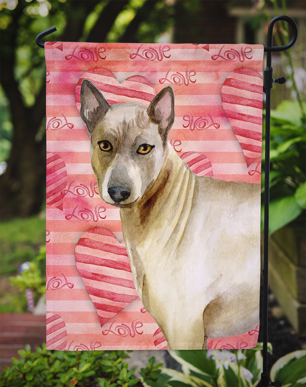 Thai Ridgeback Love Flag Garden Size BB9767GF  the-store.com.