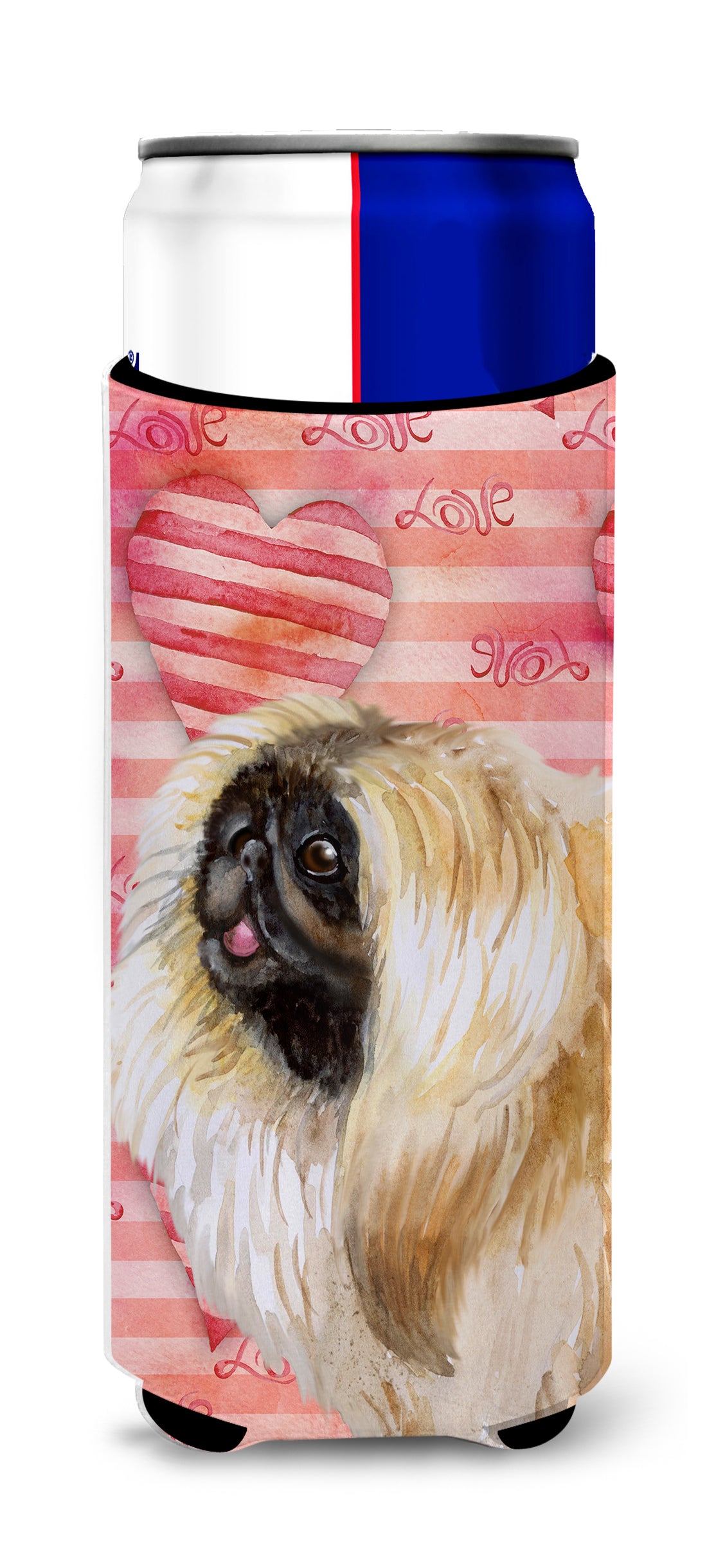 Pekingese Love  Ultra Hugger for slim cans BB9768MUK  the-store.com.