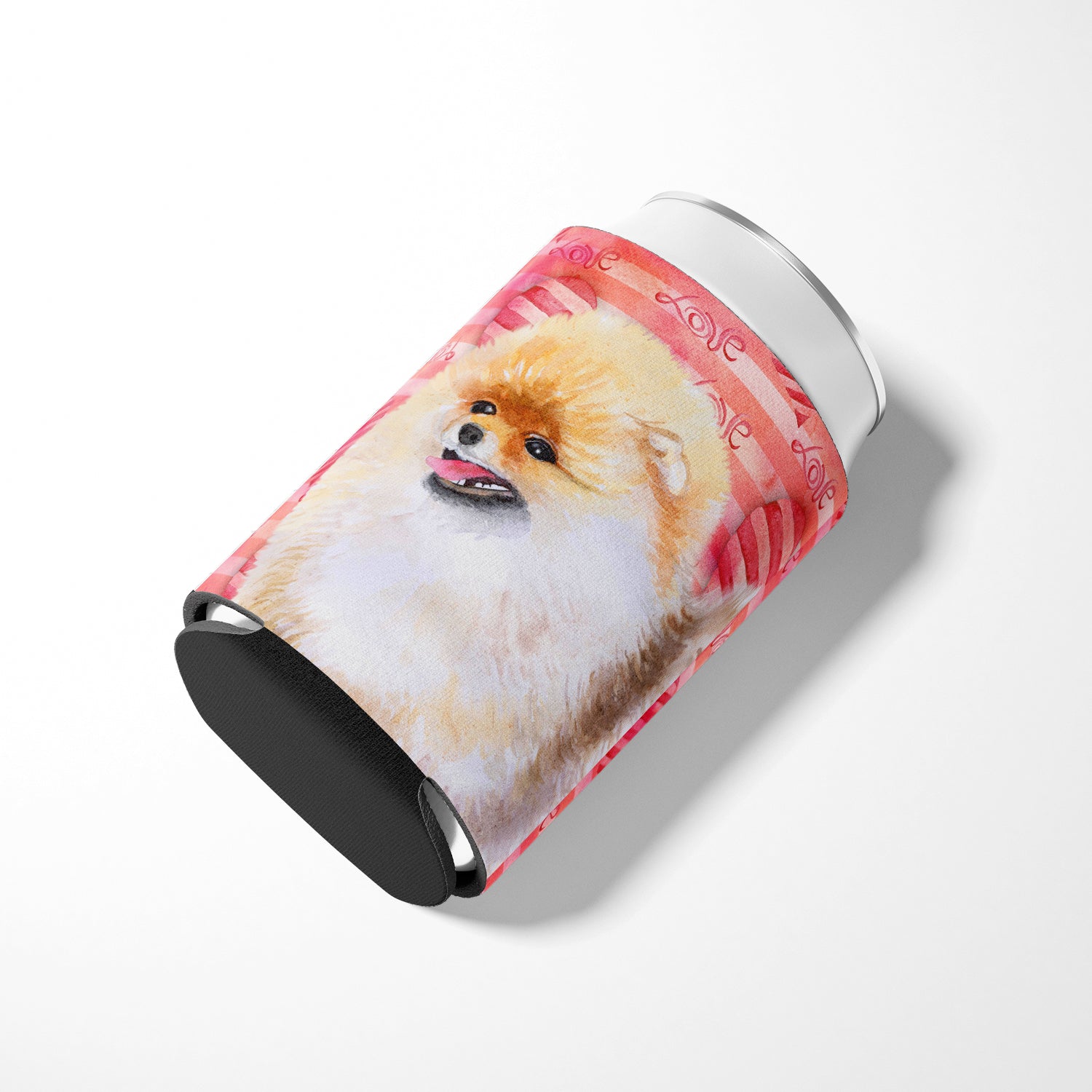 Pomeranian Love Can or Bottle Hugger BB9769CC  the-store.com.